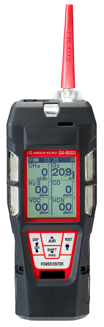 Detector multigás portátil Riken Keiki GX-6000