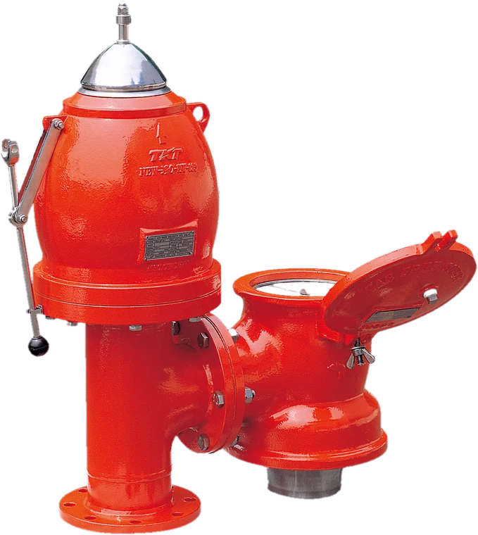 Válvula de pressão e vácuo de alta velocidade Tanktech U-ISO-H/V/G, corpo vermelho com cúpula de aço inoxidável