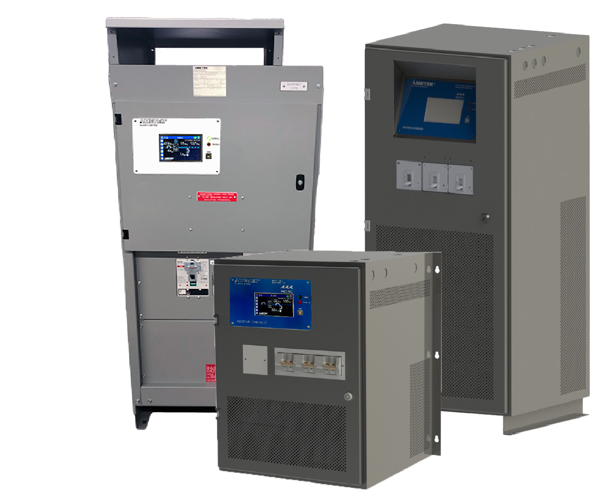 Carregadores e retificadores AMETEK Solidstate Controls